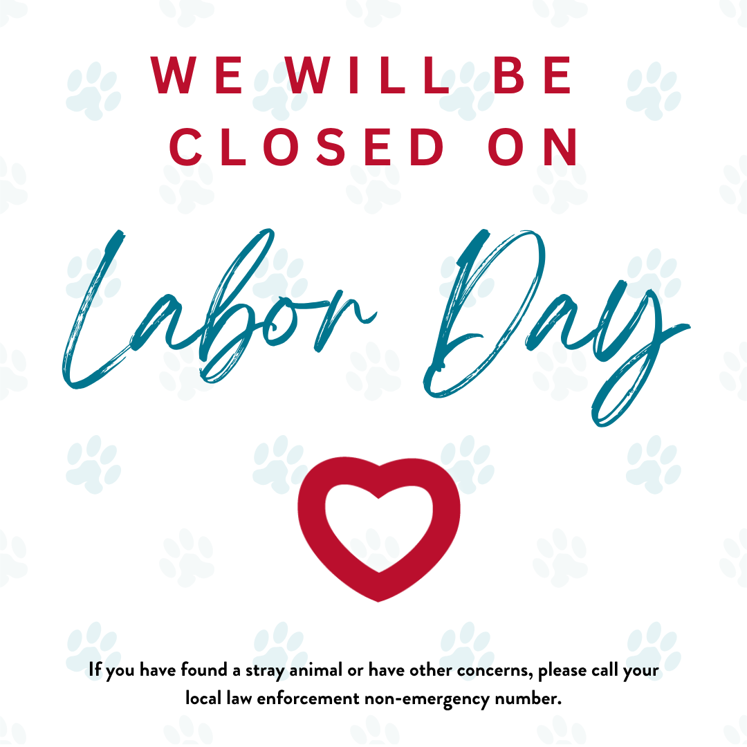 We will be closed on Labor Day