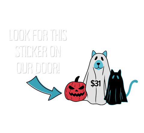 Ghosted sticker