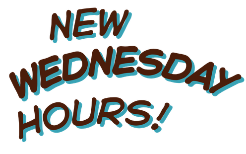 New Wednesday Hours